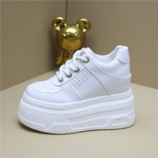 스탠딩화14CM 화이트 콘서트 통굽 스니커즈 키높이 운동화