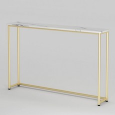 폭좁은테이블 틈새 긴 침대 소파 선반 뒤, 120x20x75 골드