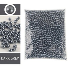 공예용 진주 비즈 플라스틱 광택 세트 3-12mm, 3mm 1000pcs, 다크 grey 3