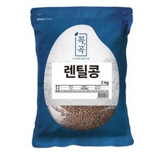 두보식품 꼭곡 렌틸콩, 2kg, 3개