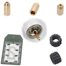 듀퐁 황동어댑터 호환 부싯돌 스타일 황동아답타 점화석, ①황동어뎁터(1개)