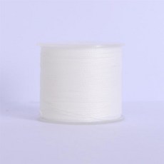 DIY 스레드 왁스 코드 가죽 20m/롤 0.6mm 바느질 수공예 원형 스레드, 1개