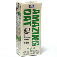 매일유업 어메이징 오트 오리지널 두유, 190ml, 12개