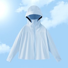 兒童抗UV防曬外套，UPF50防紫外線，兒童冰絲涼感外套