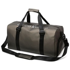 UPPERCUT 더플백 보스턴백 여행가방 방수 헬스가방 크로스핏 운동가방 도복가방 수영가방 남녀공용, 차콜