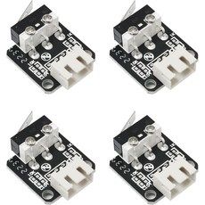 SJZBIN 4PCS 3D 프린터 부품 엔드 스톱 리미트 스위치 크리얼리티 오리지널 키트 블랙