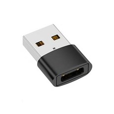 [호환] USB-USB-C 어댑터 USB-C 암-USB 수 고속 충전 및 OTG 변환기 114131211 Pro Max Plu와 호환 가능, 4)black1Pcs