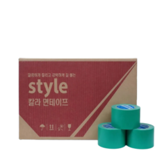 오성 스타일면테이프 청면테이프 50MM 7M, 1개, 청색