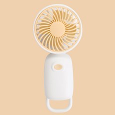 여름용으로 3단계 풍속 조절이 가능한 휴대용 미니 선풍기 실외 및 실내 사용을 위한 USB 충전, Yellow (Charging ), 1개