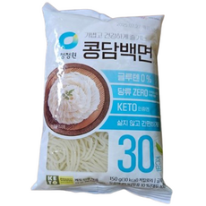 청정원 콩담백면 면 사리, 150g, 19개