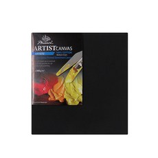 스쿨문구 피닉스 면천 블랙 검정 캔버스 정사각 20x20cm 유화 아크릴 무지 액자 diy Canvas