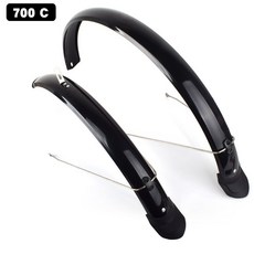 26寸腳踏車全包式擋泥板 防雨水泥瓦 公路賽/登山車通用後擋泥板配件, 700c全包式擋泥板, 1個