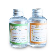 QIDINA 汽車擴香補充瓶 50ml 贈小漏斗, 1個, 熱銷白麝香