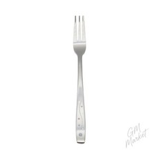 스테인리스 모던 패턴 티포크 1p 홈카페 디저트 과일용 디저트포크 과일포크, 1개