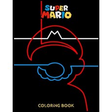 (영문도서) Super Mario Coloring Book: 50+ Illustrations Mario Brothers Coloring Books for Adults Paperback, Independently Published, English, 9798569543076