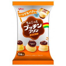 [일본정품]글리코 미니 푸칭 푸딩 커스터드 120g 4971666489040, 4개