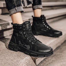 워커 3컬러 겨울 기모 안감 방한부츠 남자 밀리터리pys1582