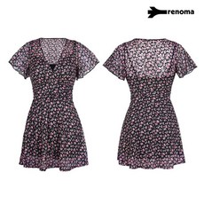 수영복여성 시스루 와이어컵 모노키니 블랙 RNLS2F915BK