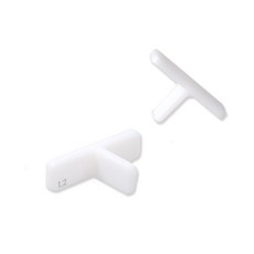 공구하자 할인이벤트 타일 시공 수평레벨러 스페이스 T자 흰색 1.2, 300개