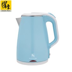 CookPower 鍋寶 316雙層防燙保溫快煮壺-1.8L (買一送一) 安全快煮, 藍色*1+粉色*1