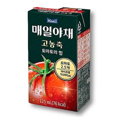 [건강주스] 하루간편 토마토진액 주스 2.5과 분량 리코펜 주스, 125ml, 48개