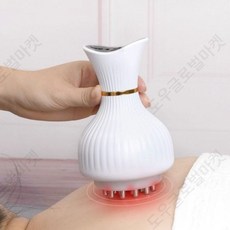 부유방빼기 전신 다기능 마사지기 진동 온열 허리 어깨 목 경락 근막 림프순환 마사지용 가정용 장비, 핑크, 단일 모델