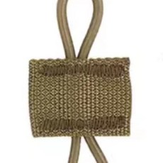 신형 전술 조끼 탄성 웨빙 루프 리테이너 몰리 수납 스트랩 물주머니 파이프 마감, 1개, 6. CB 3PCS