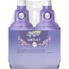 Swiffer 스위퍼 웨트제트 다목적 플로어 클리너 라벤더향 1.25L 2팩, 2개, 1250ml