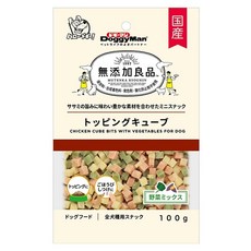【DC寵物有發票】 Doggyman 多格漫 無添加良品 牛肉塊 雞肉塊 骰子牛肉塊 魚肉風味野菜塊 狗零食 F016, 1個, 8#魚肉風味野菜塊-100g