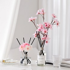 코코도르 벚꽃 디퓨저 120ml + 200ml (쇼핑백 증정) 200895, CO120ml/퓨어코튼, W200ml/블랙체리, 벚꽃3P+벚꽃/대B+쇼핑백/소