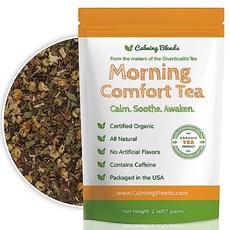 카밍 블렌즈 모닝 컴포트 티 | 생강 뿌리 캐모마일 페퍼 Calming Blends Morning Comfort Tea | Ginger Root Chamomile Peppe
