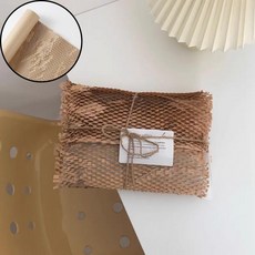 다목적 크라프트지 벌집 종이 완충재 선물 박스 포장, 대형50X40_1p