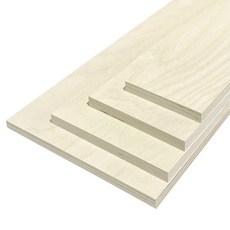 자작나무합판 규격사이즈 합판 책상상판 원목선반 무료재단, 자작나무합판 12T, 300x600mm, 1개