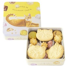 DADACA 貓咪造型餅乾鐵盒 Cookie Kun款 27入, 1盒