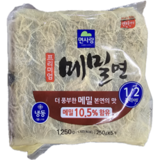(무)(냉동)면사랑메밀면 1.25kg, 4개