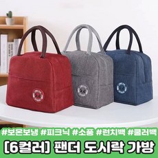 루멘 보온보냉 런치백 도시락가방 생활방수 손잡이 피크닉백, 1개, 네이비