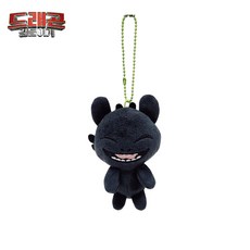 투슬리스 미니 키체인 8cm 스마일 졸린눈 큐트 하트 별 달 드래곤 길들이기 캐릭터 인형 가방고리 키링, 1개, 투슬리스스마일키체인