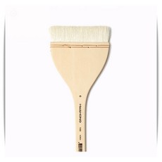 화홍 백붓 100 6호 105mm 천연염소털 수채화 젯소칠 밑칠 전문가용