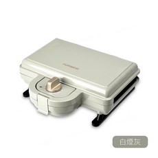 富力森FURIMORI 熱壓三明治點心機 保固一年 吐司機 烤麵包機 鬆餅機, FU-S502-白煙灰