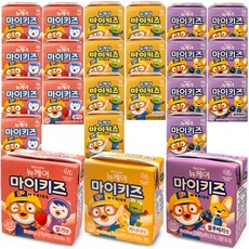 대상웰라이프 뉴케어 마이키즈 (딸기맛+바나나맛+블루베리맛) 150mL 24팩 어린이 영양균형 음료, 24개