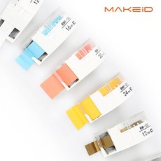 로드메일코리아 MAKEiD 라벨테이프 20mm EV01 라벨기가격표시 이름표용지 프린터용품 네임스티커 실용적, RMY-20W 흰색바탕 검정글씨, RMY-20W 흰색바탕 검정글씨