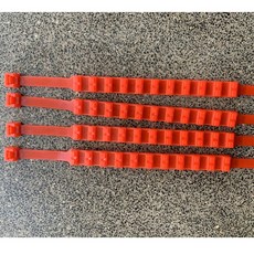 승용차용 플라스틱 케이블 타이 미끄럼 방지 체인 자동차 타이어 눈길 미끄럼 방지 체인 간편 설치 겨울용 체인, 1개