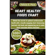 (영문도서) Heart Healthy Foods Chart: Unlock the secrets to optimal cardiovascular health with a visuall... Paperback, Independently Published, English, 9798876702593