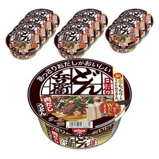 닛신 담백한 국물이 맛있는 돈베이 고기육수 우동, 12개, 72g