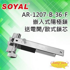 SOYAL 昌運 AR-1207B-36-F 陽極鎖 歐式鎖芯