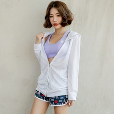 후드집업 비치웨어 거즈 J221