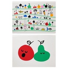 이케아 GRONFINK 그뢴핑크 식탁매트 30x40cm/테이블매트/유아용식탁매트/식탁패드/방수매트