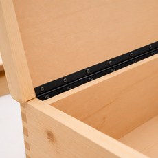 [영달철물] 450mm 피아노 경첩 2p세트(두께 1mm) (스틸+블랙), 1개