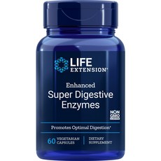 LIFE EXTENSION 酵素素食膠囊, 60顆, 1罐
