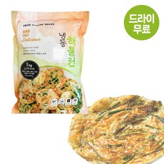 달디단마켓 글로벌 냉동 해물전 1kg 업소용 급식용 부침개 간편조리 미니전, 1개